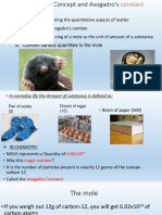 1.4 - The Mole Concept and Avogadros Constant PDF