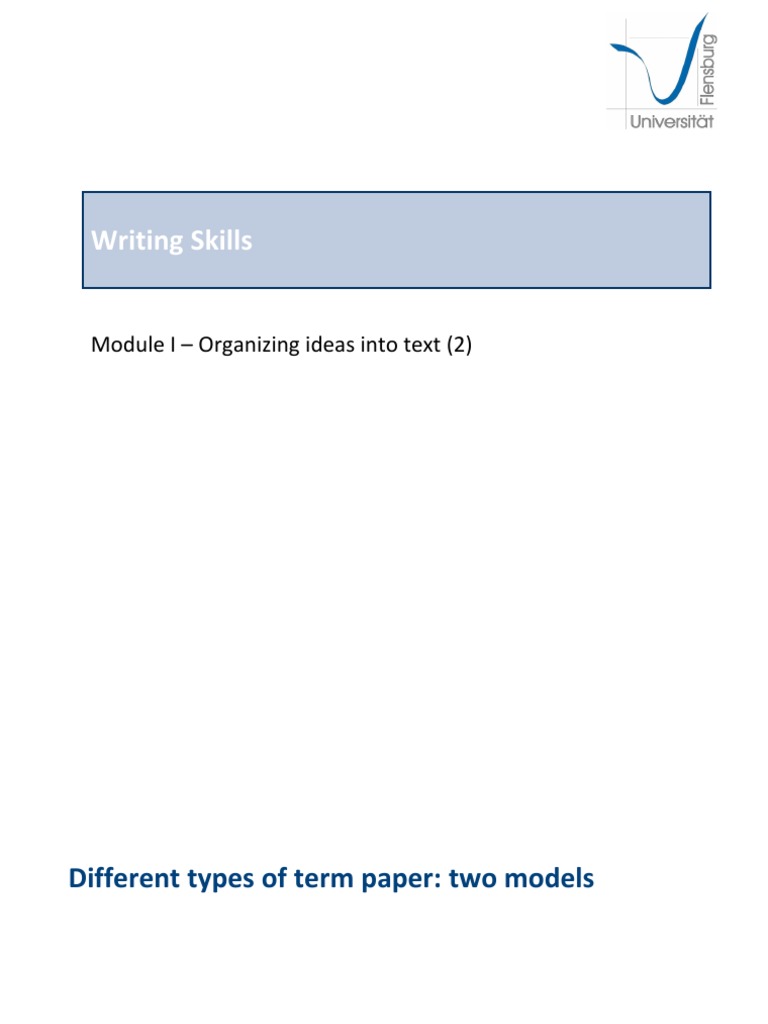 Writing Skills Week 2 PDF Essays Qualitative Research