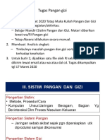 Sistem Pangan dan Gizi