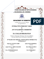 Department of Chemistry: Dr.S. Balasubramanian