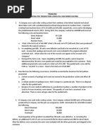 Accounting For Production Losses in A Job Order Costing