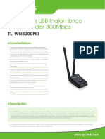 TL-WN8200ND 1.0 Datasheet ES