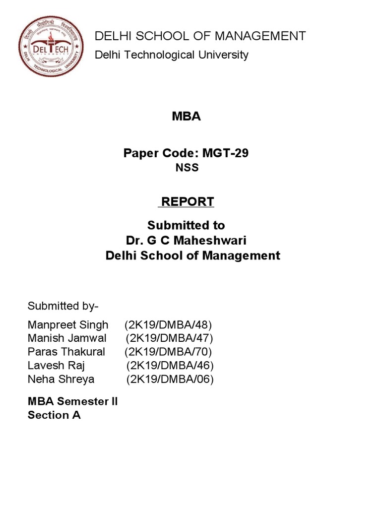 NSS Contributions During COVID-19 | PDF