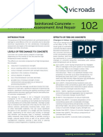 Assessing Fire Damage to Reinforced Concrete Structures