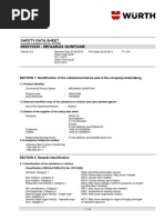 402Q80-1 MSDS - EN | PDF | Dangerous Goods | Safety