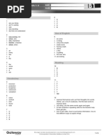 Review Tests 1 - HL - Key