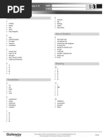 Review Tests 3 - HL - Key