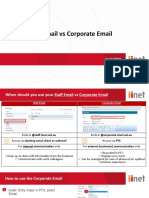 Training Pack - Use of Personal Email Vs Corporate Email