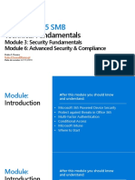 Module 3&6 Security Fundamentals&Advanced SecurityCompliance