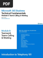 Module 8 - Meetings and Calling PDF