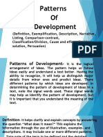Patterns of Development 2