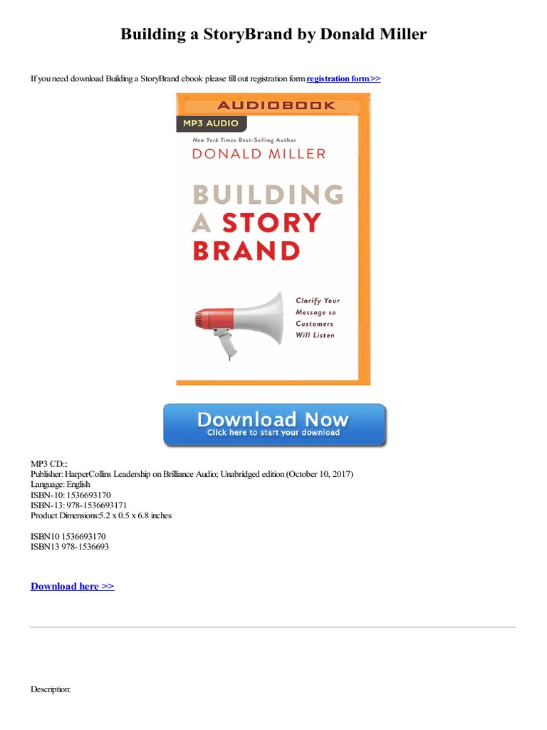 Building A Storybrand | PDF | Books