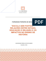 “ESCOLA SEM PARTIDO” - RELAÇÕES ENTRE ESTADO, EDUCAÇÃO E RELIGIÃO E OS IMPACTOS NO ENSINO DE HISTÓRIA.pdf