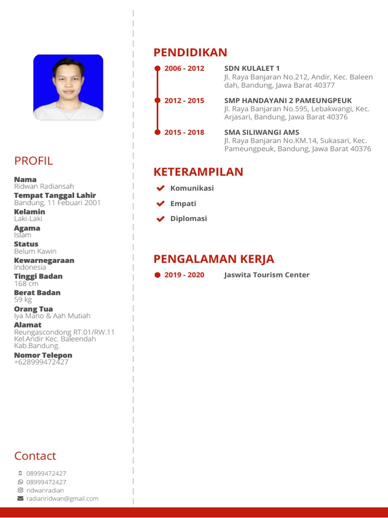 Contoh CV | PDF