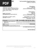 Mi Beard Trimmer Invoice