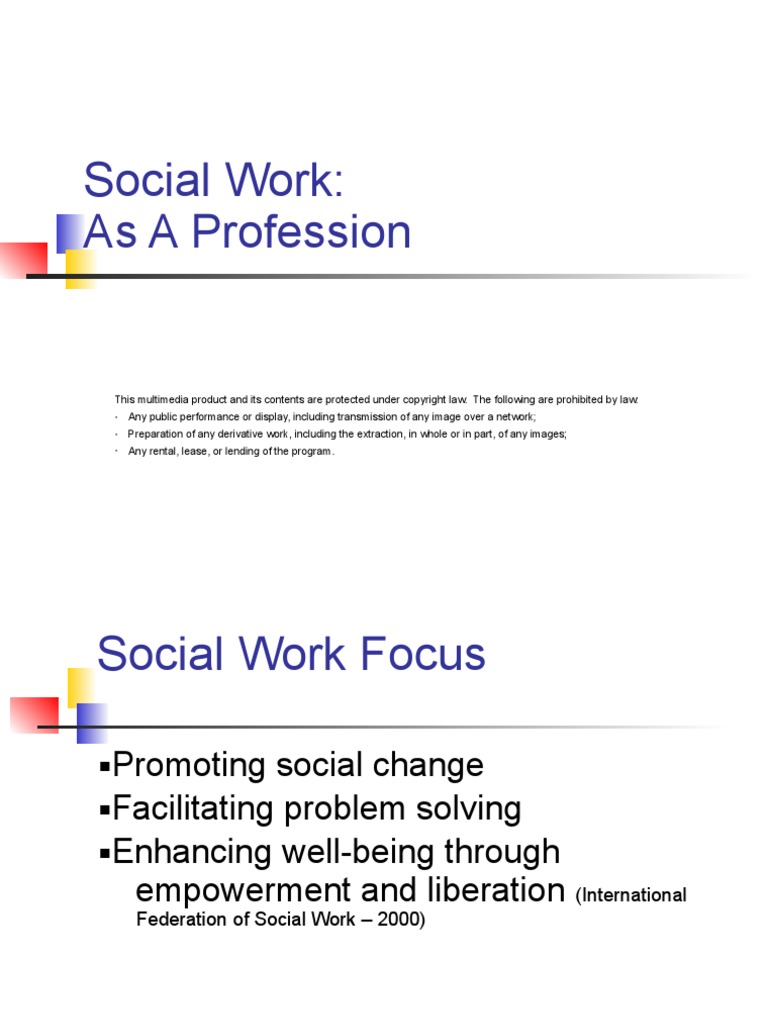 Overview of Social Work Profession | PDF | Art | Computers