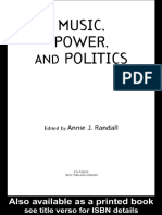 Annie J. Randall - Music, Power, and Politics-Routledge (2005)