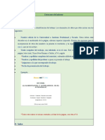 Estructura del informe Medio Ambiente