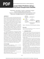 Cross-Project Defect Prediction Using A Connectivity-Based Unsupervised Classifier