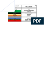 Blanco 1 Blanco2 Verde 1 Verde 2 Crema Naranja Gris Azul Café Oscuro/Marrón Rojo