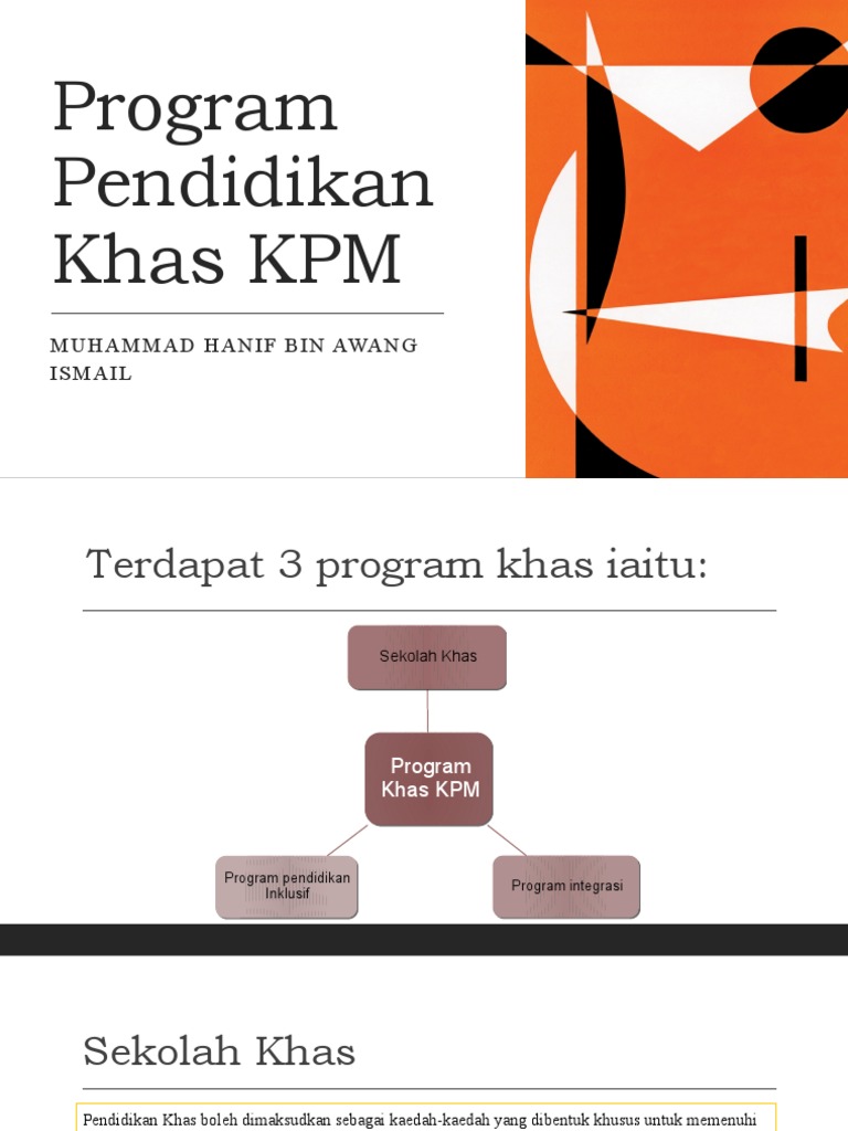 Program Pendidikan Khas KPM | PDF