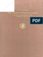 The Ceque System of Cuzco The Social Organization of The Capital of The Inca - Zuidema, R. Tom