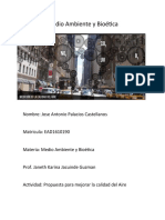 Medio Ambiente y Bioética Actividad Proponiendo Soluciones Calidad Del Aire