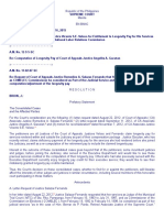 Request of CA Justices Vicente S.E. Veloso, Angelita A. Gacutan and Remedios A. Salazar Fernando For Computation Adjustment of Longetivity Pay