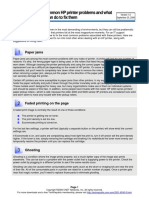 10 Common HP Printer Problems PDF