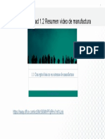 Actividad 1.2 Resumen Del Vídeo Manufactura