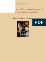 Estandarte real y la mascapaycha historia de una institución inca colonial by Amado Gonzáles, Donato