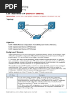 5.1.2 Lab - Implement VTP - ILM