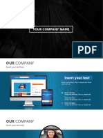 FF0290 01 Free Blue Business Corporate Slide Deck 16x9