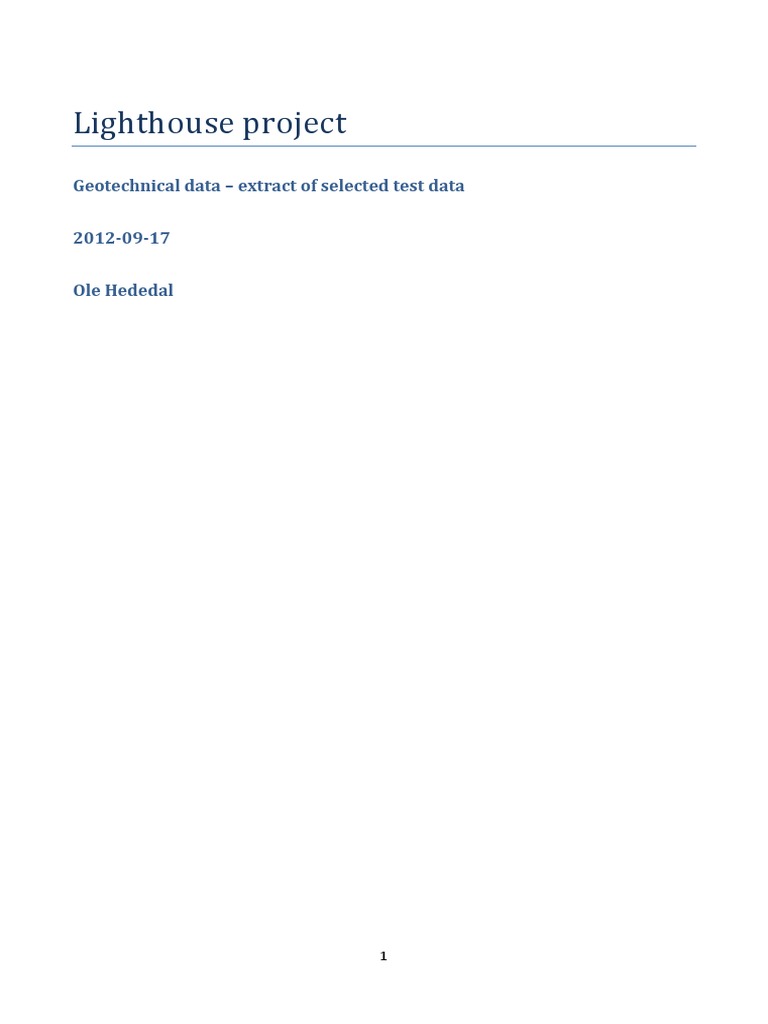 Lighthouse - Extract From Georeports | PDF