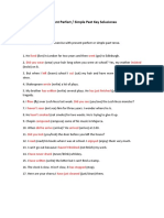 Present Perfect-Simple Past Key Soluciones