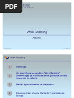 30.60 Work sampling