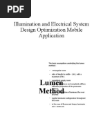 Illumination and Electrical System Design Optimization Mobile Application