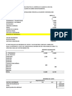 Costos de dos departamentos con control de calidad al 50