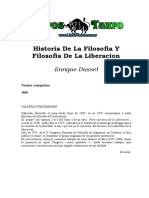 Dussel, Enrique - Historia De La Filosofia Y Filosofia De La Liberacion.doc