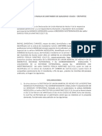 Demanda Unión Marital de Barbara Mosquera