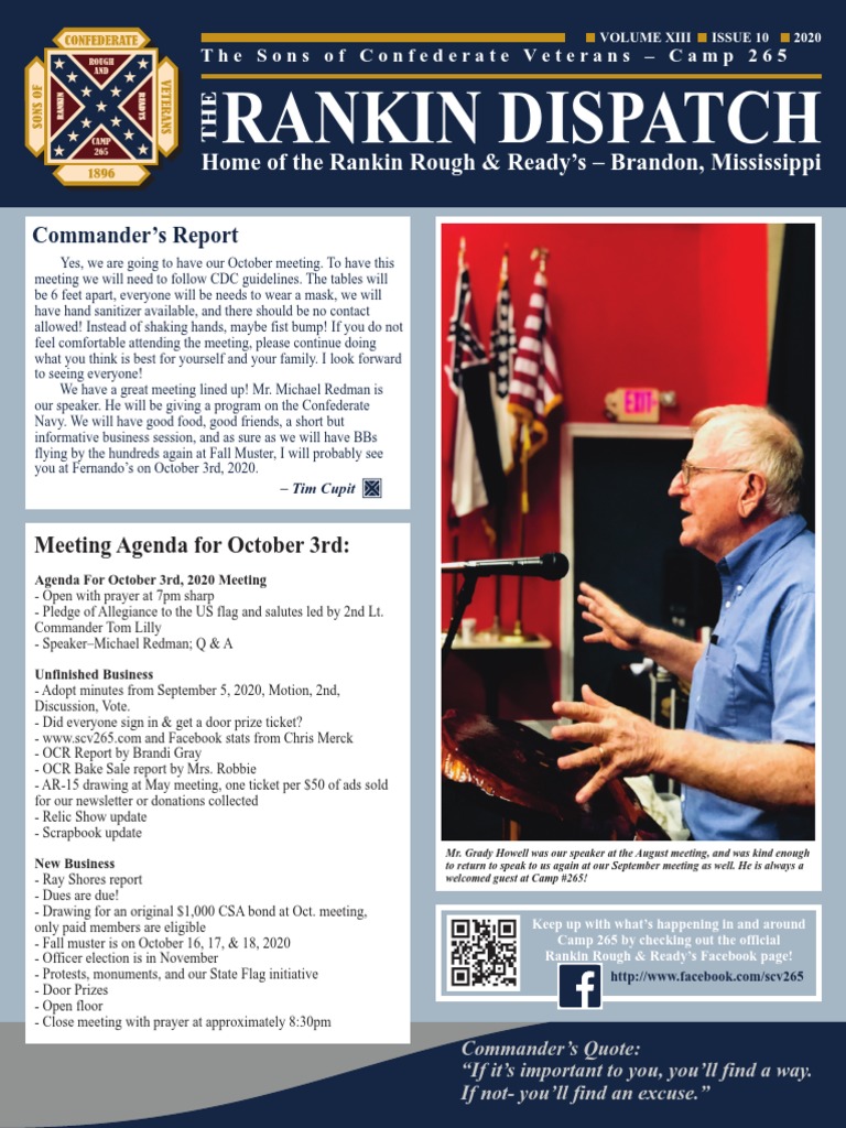 Rankin Dispatch Home of The Rankin Rough & Ready's Brandon