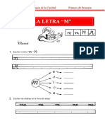 Letra M primaria