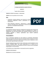 Operaciones con números racionales