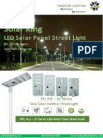 Solar LED Street Light Specs