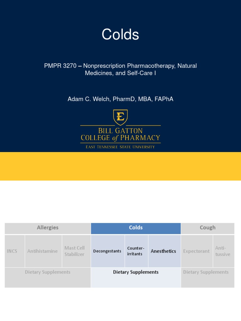 Colds 2020 | PDF | Common Cold | Clinical Medicine