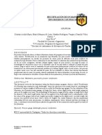 Rectificación de Un Manómetro Tipo Bourdon Con Peso Muerto