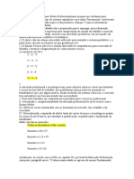 Formação Docente - Prova Com Correção