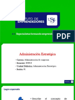 Administracion Estrategica 20202 - Sesion 1 PDF