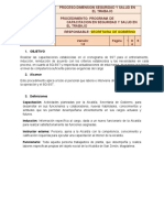 Procedimiento Programa de Capacitacion en Seguridad y Salud en El Trabajo