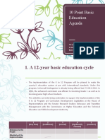 10 Point Basic Education Agenda